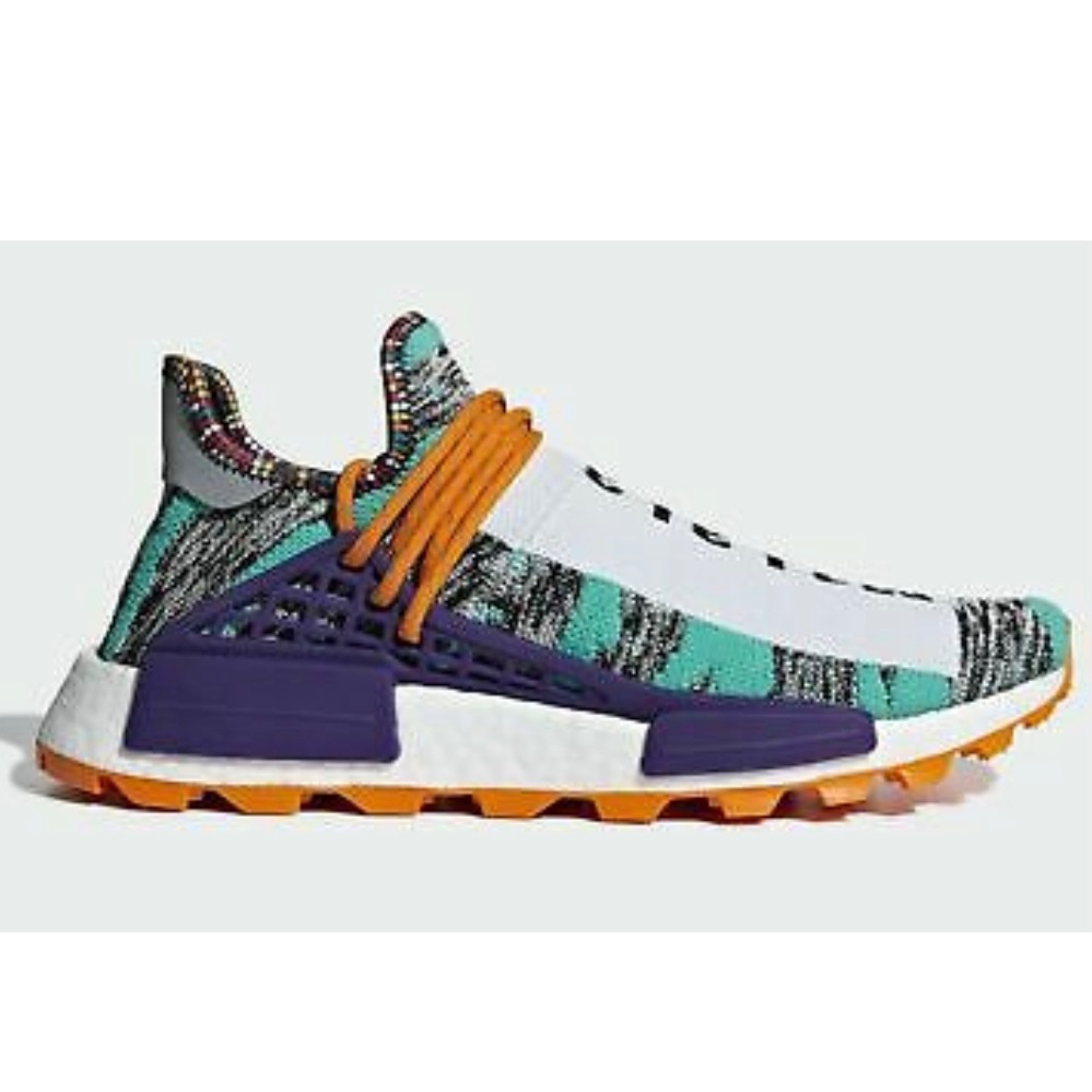 Adidas Pharrell X Nmd Human Race Trail Solar Pack Orange Aqua Bb9528